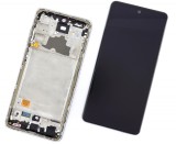 Display Samsung Galaxy A72 A725F OLED cu Rama Black Negru