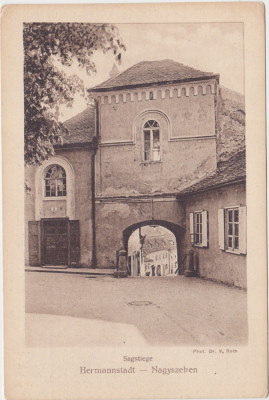 CP SIBIU Hermannstadt Sagstiege ND(1917) foto