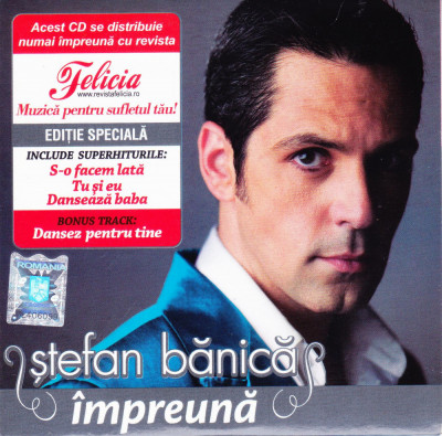 CD Rock: Stefan Banica Jr. - Impreuna ( 2008, original, Editie speciala ) foto