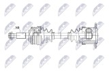 Planetara Lexus Is200 1999-2005; partea din spate, stanga, cutie viteze manuala / automata; 42340-53010; NTY, aftermarket