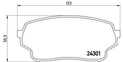 Placute frana fata Suzuki Grand Vitara 1 (Ft), 03.1998-08.2006, marca SRLine S70-0526 foto