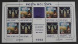 MOLDOVA 1993, Europa Cept, Arta, EMINESCU, serie neuzată, MNH