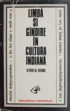 Limba si gandire in cultura indiana. Introducere in semiologia indiana - Sergiu Al-George
