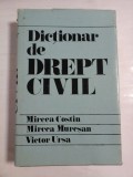 DICTIONAR DE DREPT CIVIL - Mircea COSTIN, Mircea MURESAN, Victor URSA