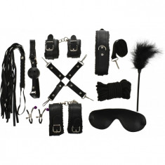 Set BDSM Bondage Kit 10 Pieces Negru Guilty Toys foto