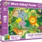 Puzzle deschide ferestrele - Jungla ( 20 piese)