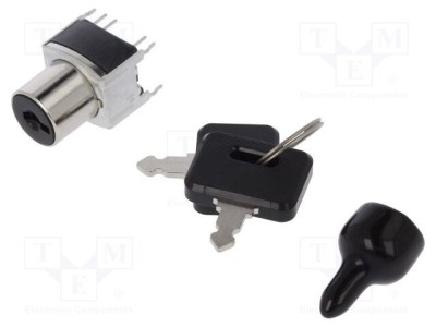 Comutator cu cheie SPDT NKK SWITCHES 2 Pini foto