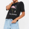 Tricou dama negru - California - L