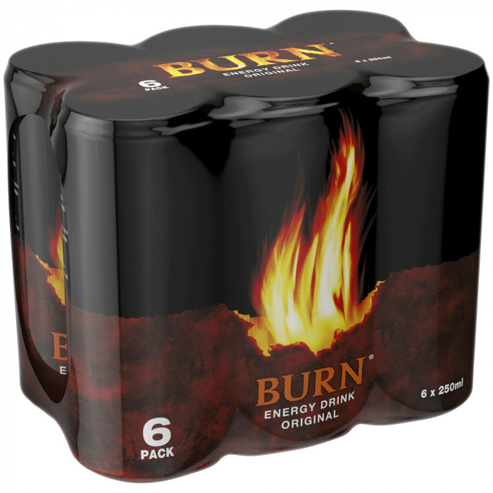 Bax 6 Buc Burn Energy Drink Original 250ML