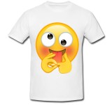 Cumpara ieftin Tricou &quot; Emoji - You think about sex? &quot;