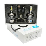 Set 2 becuri LED auto H4 36W 3800 lm Breckner Germany pentru faruri