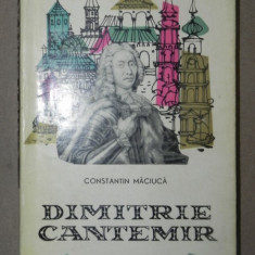 DIMITRIE CANTEMIR-CONSTANTIN MACIUCA