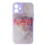 Husa iPhone 12 Mini Marmura, TPU Flexibil, Model 02