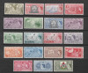 Colonii, Bermuda, 1953, corabii, flori, pasari, cota Michel 2023 - 130 euro, MNH, Nestampilat