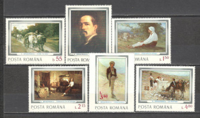 Romania.1977 70 ani moarte N.Grigorescu-Pictura DR.387 foto