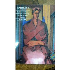 Pictura latino americana, desen, sculptura, print, Catalog Licitatie Sothebys, New York 1991