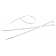 Colier din nailon pentru cabluri 3,6x200 mm alb, 100 buc, To