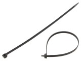 Colier de str&acirc;ngere negru 368mm x 7,6mm poliamidă 540N
