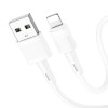 Cablu Date si Incarcare HOCO, X83 Victory, USB la tip Lightning, 1m, 2.4A, Alb