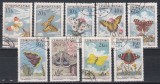 Cehoslovacia 1961 - Fluturi, Stampilat, Cota 10 EURO (#)