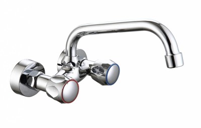 Baterie DP Faucets BC110, robinet pentru chiuveta Sauco, 11 cm, argintiu - SECOND foto