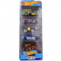 Set masinute Hot Wheels, City, HTV39, 1:64 (5 modele)