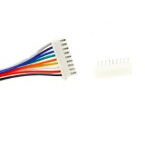 Cablu cu conectori 9 pini JST pas 2.54mm mama + tata PCB