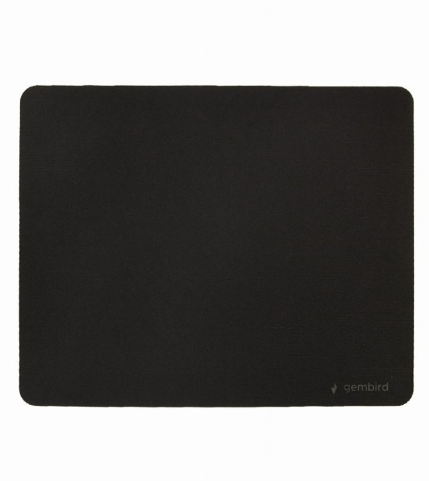 MousePAD GEMBIRD, cauciuc si material textil, 220 x 180 x 3 mm, negru, &quot;MP-S-BK&quot;