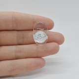 Cabochon cristal de stanca 25x15x7mm c80