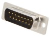 Conector D-Sub 15-Pin Tată pe Cablu Lipire 3A Aur, CONEC