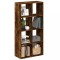 vidaXL Bibliotecă/separator cameră stejar fumuriu 69,5x29x137,5cm lemn