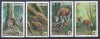 DB1 Fauna WWF Okapi Zair 1984 4 v. MNH, Nestampilat