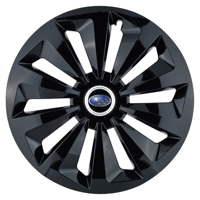 Set 4 capace roti Fox negru R16 Compatibil Cu Subaru