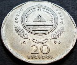 Cumpara ieftin Moneda exotica 20 ESCUDOS - CAPUL VERDE, anul 1994 *cod 2136 = CARQUEJA