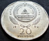 Cumpara ieftin Moneda exotica 20 ESCUDOS - CAPUL VERDE, anul 1994 *cod 2136 = CARQUEJA, Africa