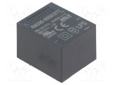 Convertor AC/DC 5W RECOM - Intrare 85-305VAC, 120-430VDC, Ieşire 5VDC 80%