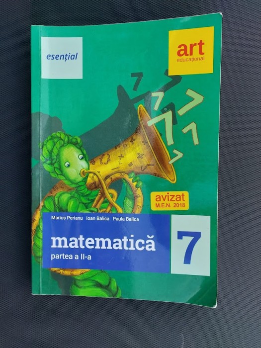 MATEMATICA CLASA A VII A , PARTEA II , MARIUS PERIANU , IOAN BALICA