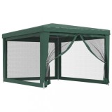 Cumpara ieftin Cort de petrecere cu 4 pereti din plasa, verde, 3x4 m, HDPE