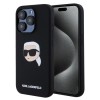 Husa pentru iPhone 15 Pro Max - Karl Lagerfeld Silicone MagSafe (KLHMP15XSKHPPLK) - Karl`s Head