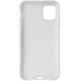 Husa silicon TPU alb cu verde inchis pentru Apple iPhone 11