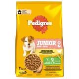 Pedigree Junior Mini cu carne de pasăre și legume 7 kg