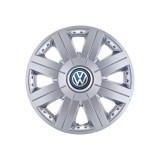 Cumpara ieftin Set 4 capace roti 16 inchi (R16) Cosmos Gri, Compatibil Cu Volkswagen