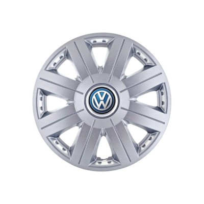 Set 4 capace roti Cosmos cromat R15, pentru gama auto Volkswagen foto
