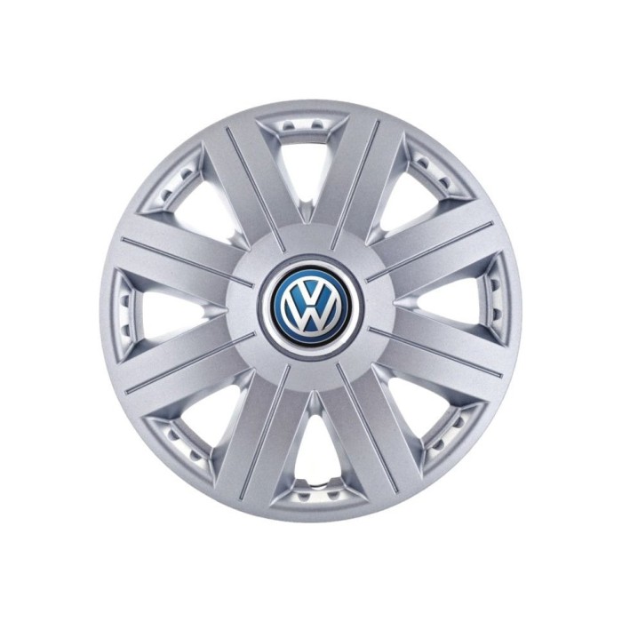 Set 4 capace roti Cosmos cromat R15, pentru gama auto Volkswagen