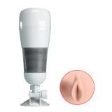 Masturbator Pretty Love Hedy Pussy cu Vibratii, Ventuza Detasabila, Natural