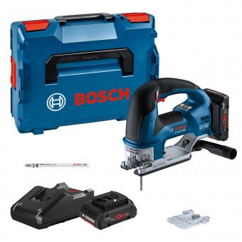 Bosch GST 18V-155 SC Ferastrau vertical brushless 20-155mm cu 2 acumulatori Li-Ion, 4Ah ProCore, 18V + L-Boxx - 4059952546070 foto