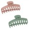 Set Clame de Păr, 11 cm, Verde Marin și Nude, 2 Bucăți, Plastic