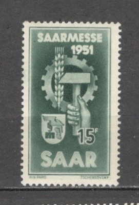 Saarland.1951 Targul Saarbucken SS.516 foto