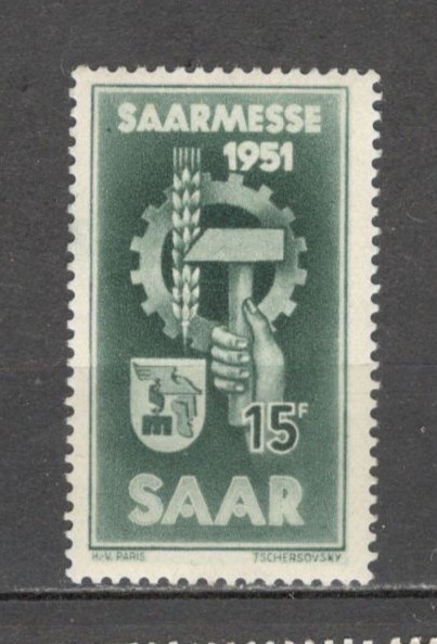 Saarland.1951 Targul Saarbucken SS.516