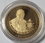 Rom&acirc;nia, 50 Bani 2019, Papa Francisc, Proof.